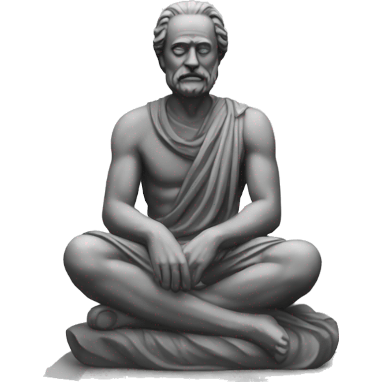 sitting-philosopher-statue emoji