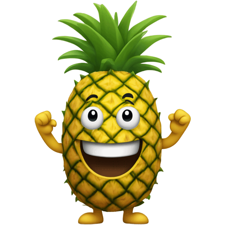 pineapple dancing  emoji