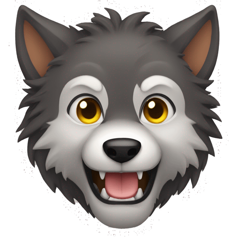 cute werewolf emoji