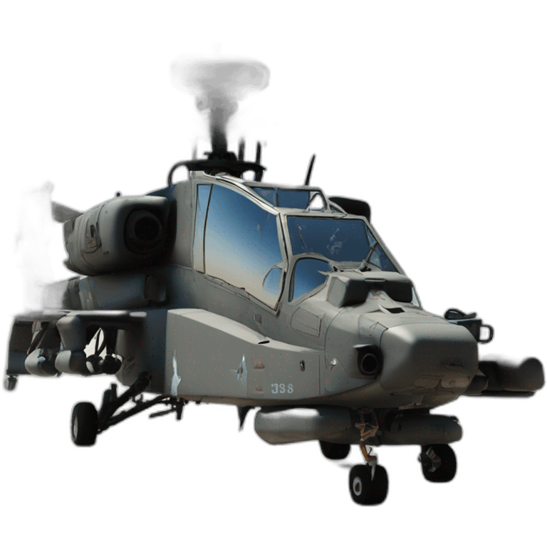 Ah-64GX Apache Warchief with shark paint emoji