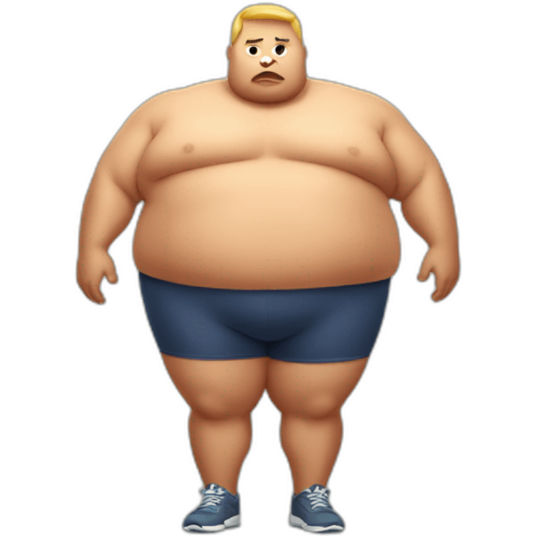 obese with muscles emoji