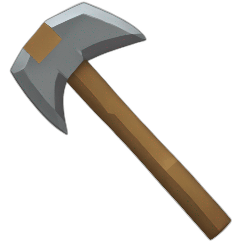 Minecrafty pickaxe emoji