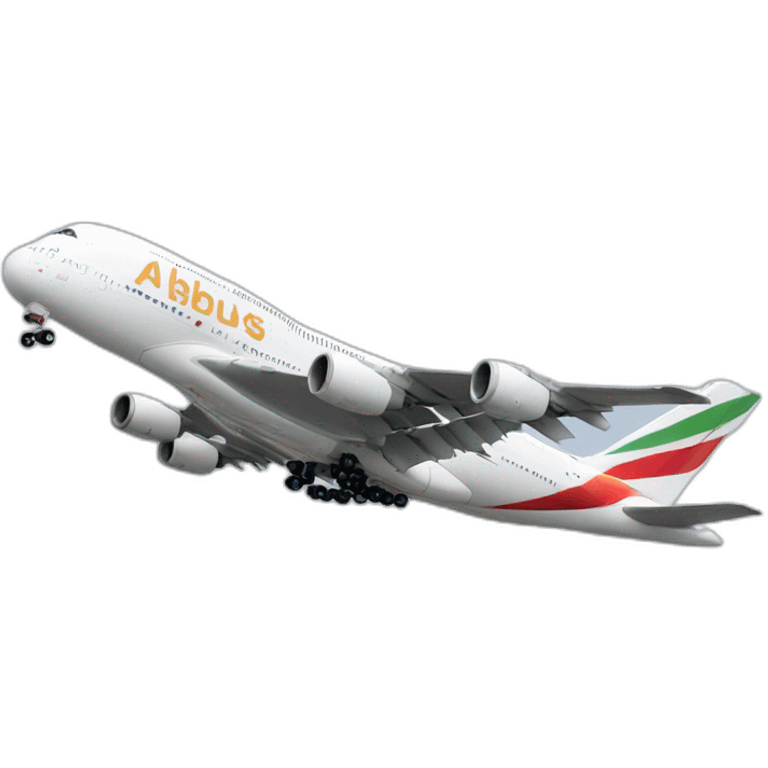 airbus a380 side view emoji