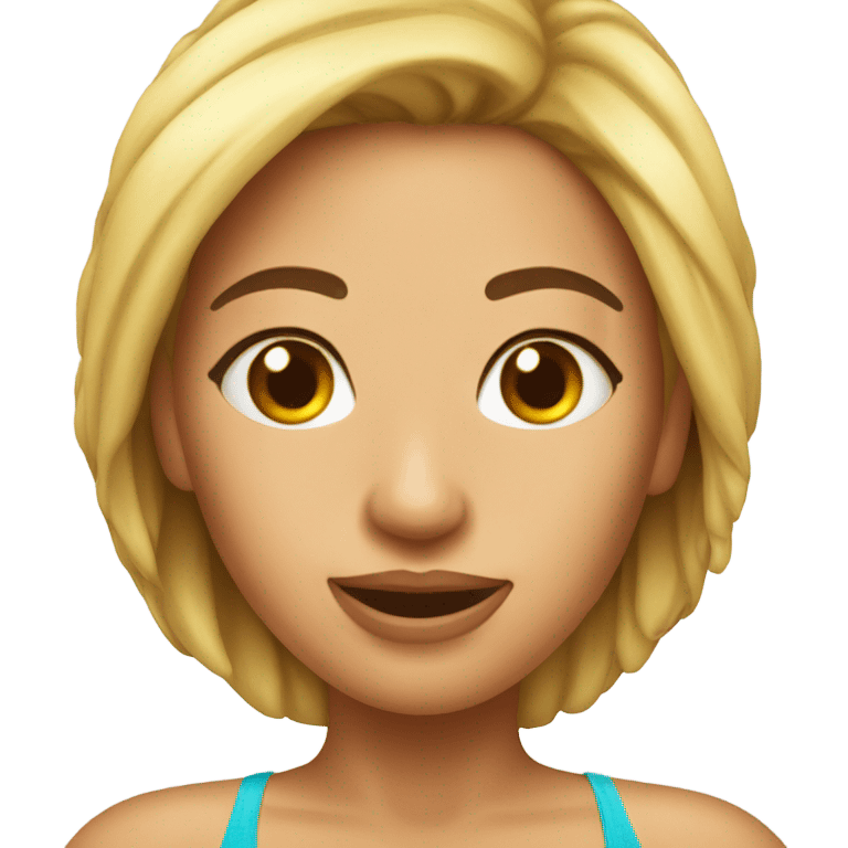 woman in a bikini emoji