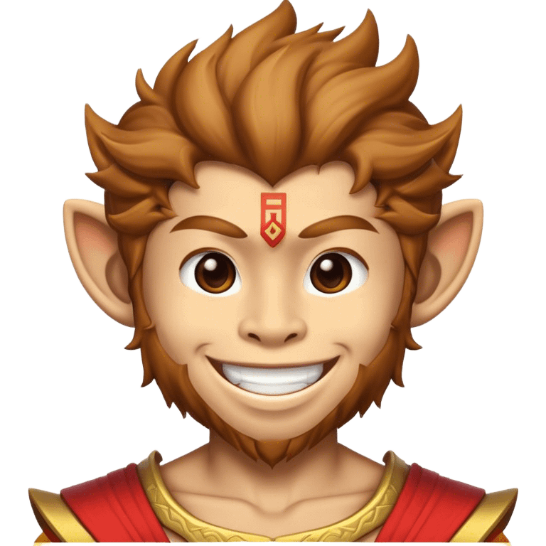 Wukong smiling emoji