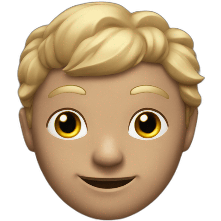 Chauve bronzé emoji