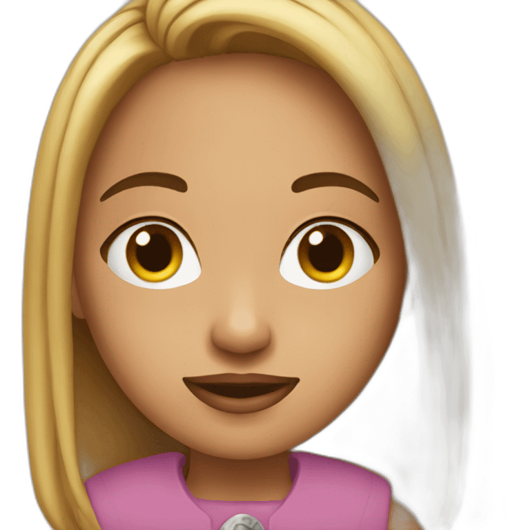 Elle crie emoji