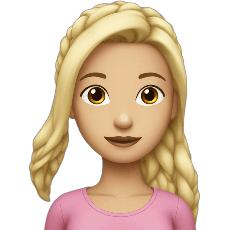 girl-with-black-ponytail-hair emoji