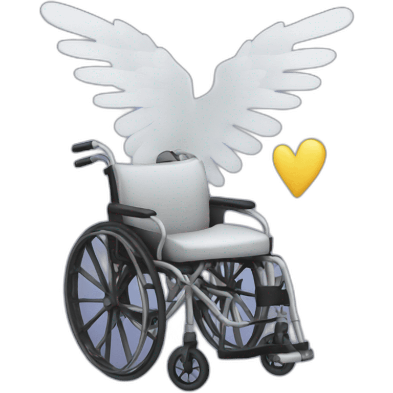 flying wheelchair emoji