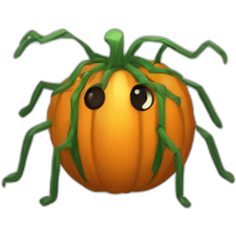 Araignée citrouille emoji