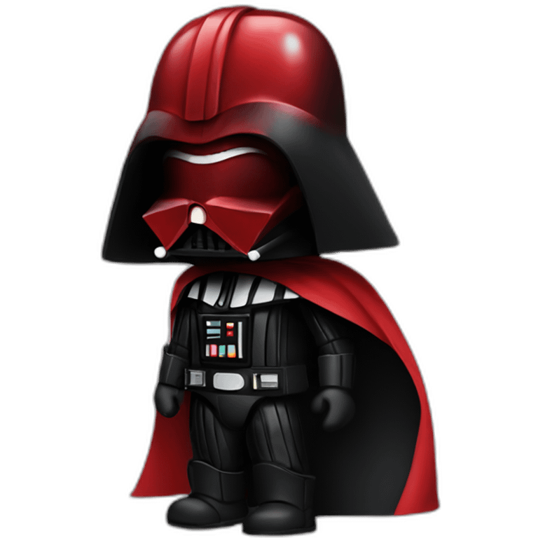 red darth vader emoji