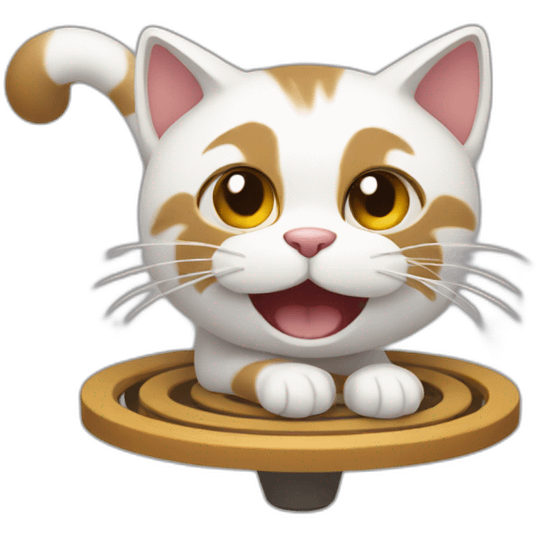 spinning cat emoji