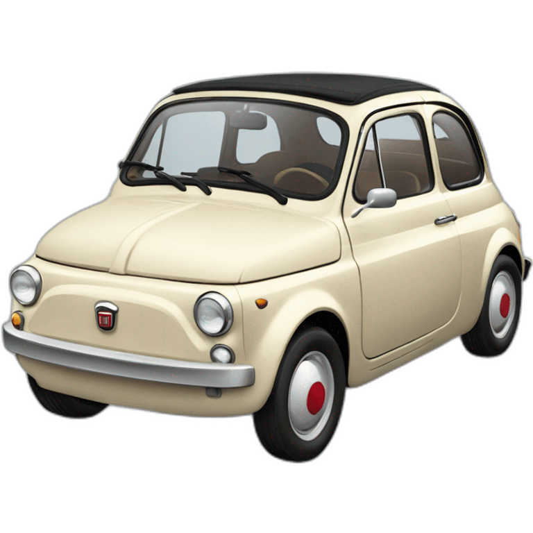 Fiat 500 car emoji