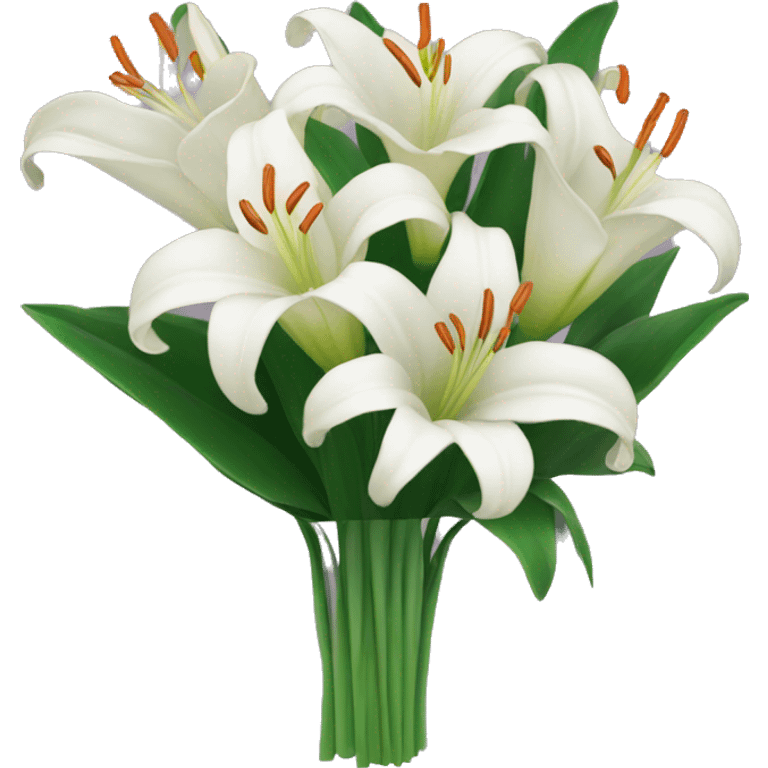 A bouquet of lillies  emoji