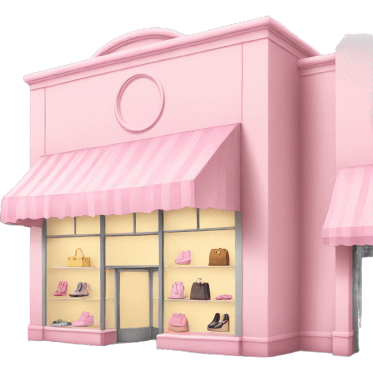 Pastel pink clothing store emoji