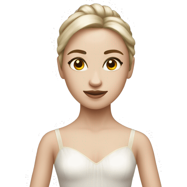 white skin ballerina emoji