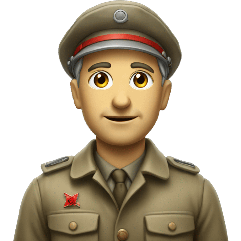 soviet engineer in trench emoji