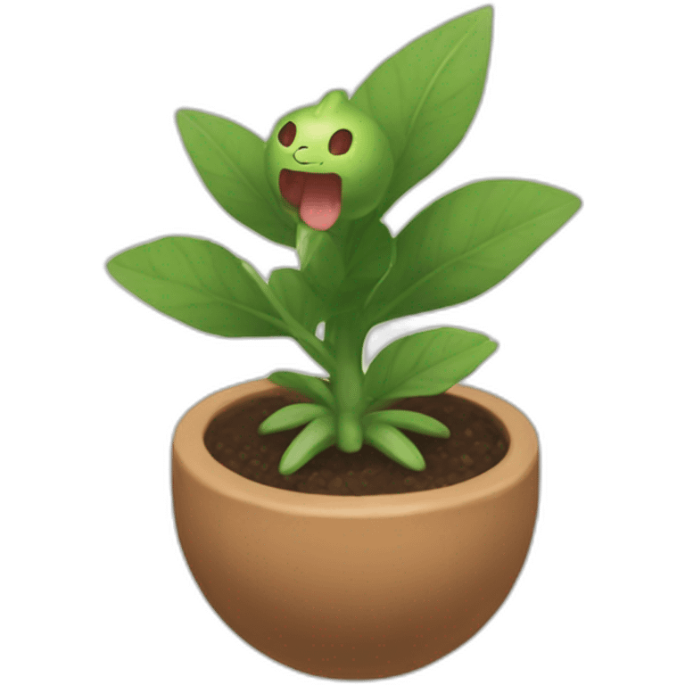 Bulbizarre Pokémon, de type plante emoji