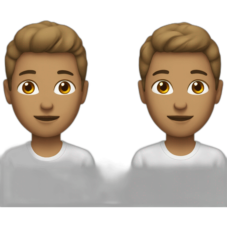 Two persons in singles  emoji