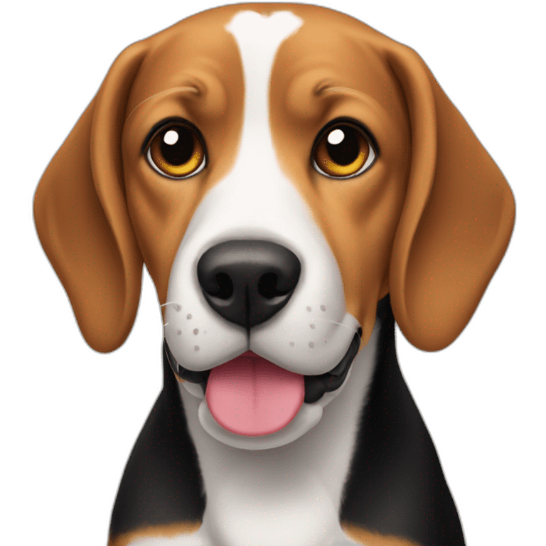 The beagle  emoji