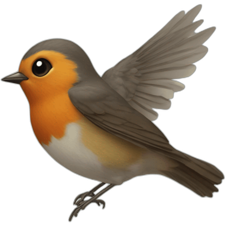 flying robin emoji