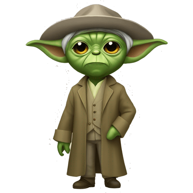 Well dressed yoda  emoji