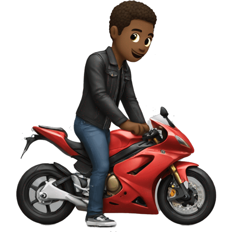 My friend gay and he love the bike emoji