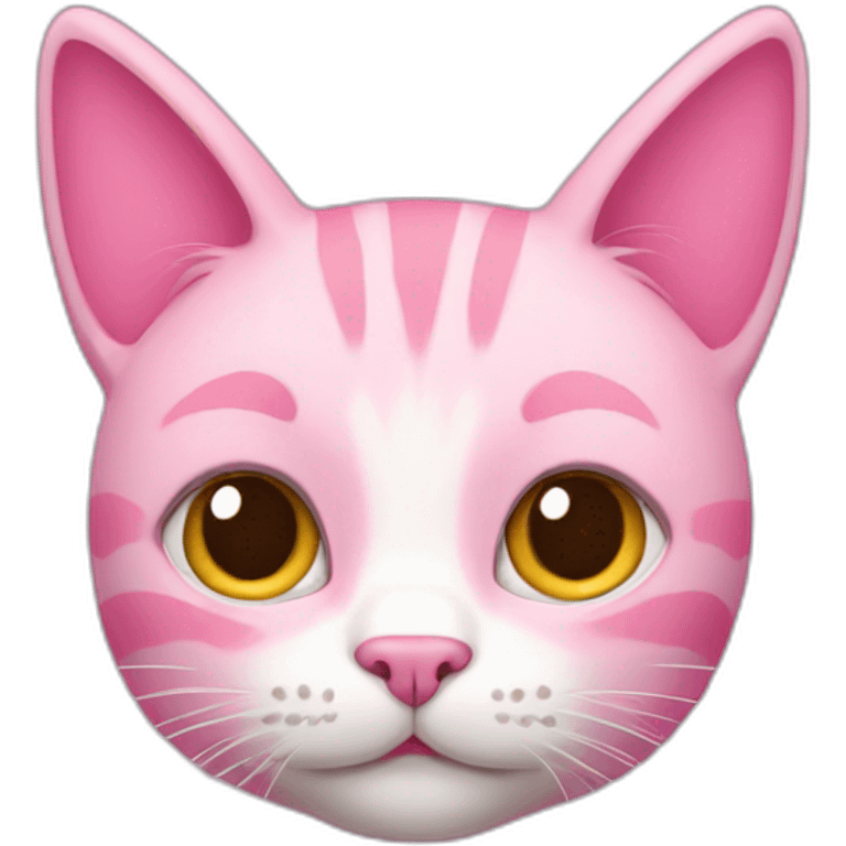 Pink cat emoji