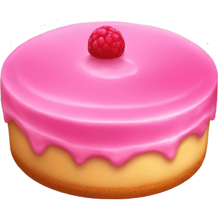 Pink flan emoji