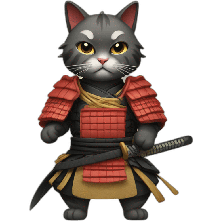 samurai cat emoji