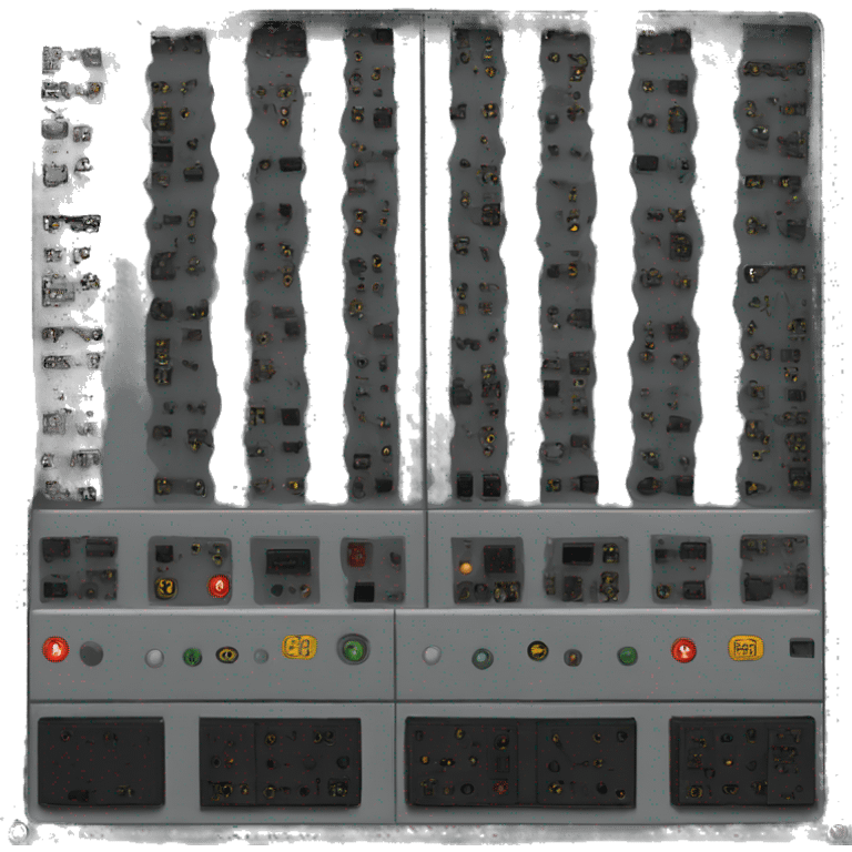 Black modular computer power supply emoji