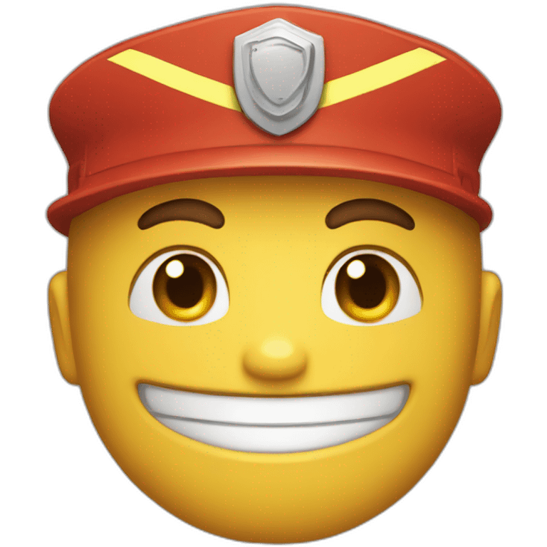 Smiling fire man  emoji