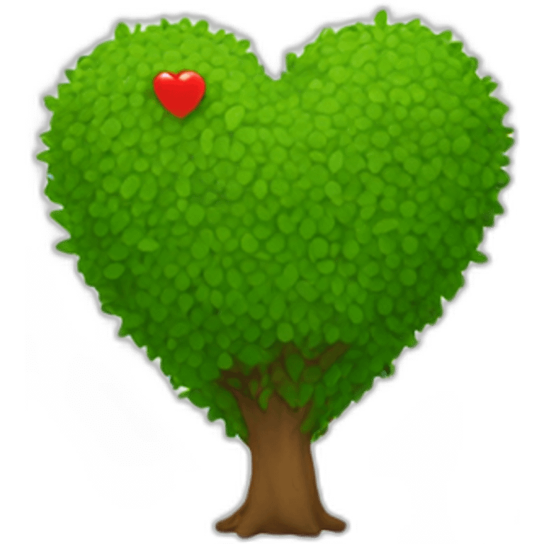 bush-in-heart emoji