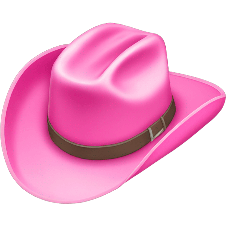 Pink cowboy hat emoji