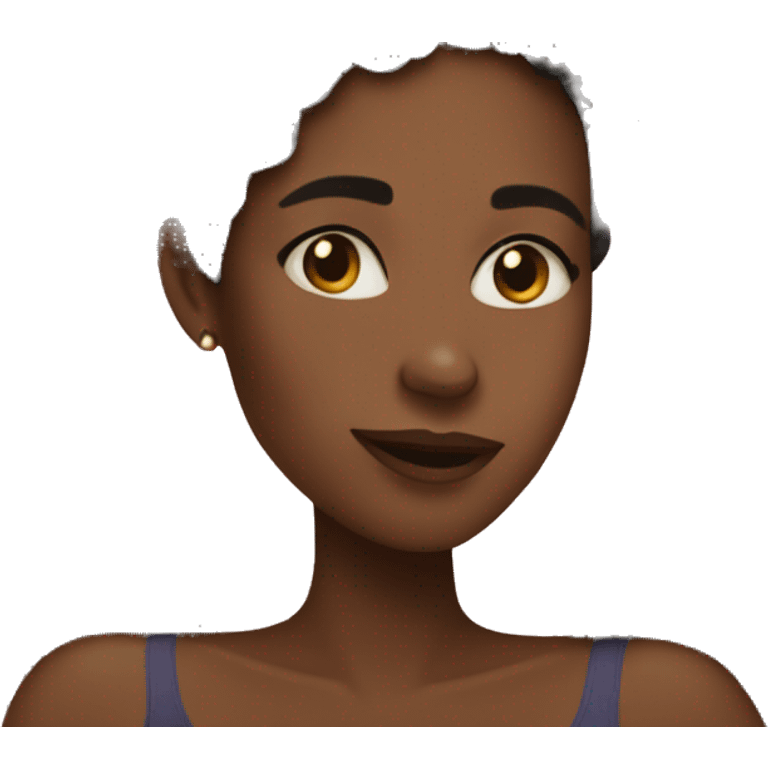 Black women feeling loved emoji