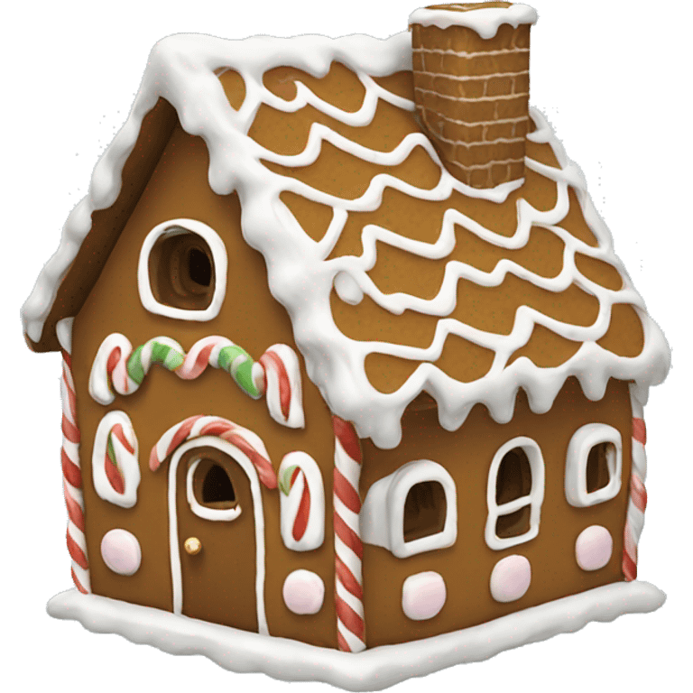 gingerbread house emoji