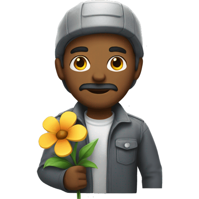 steelcraft guy with a flower emoji