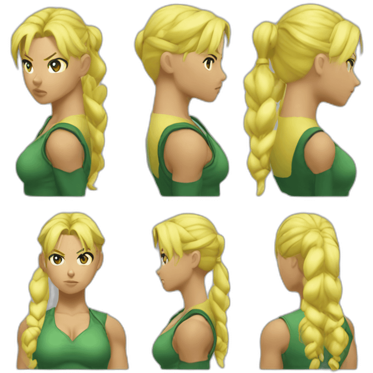 Cammy street fighter emoji