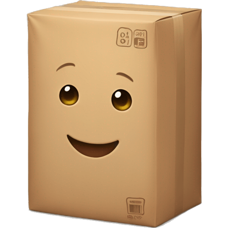 Big cute package  emoji