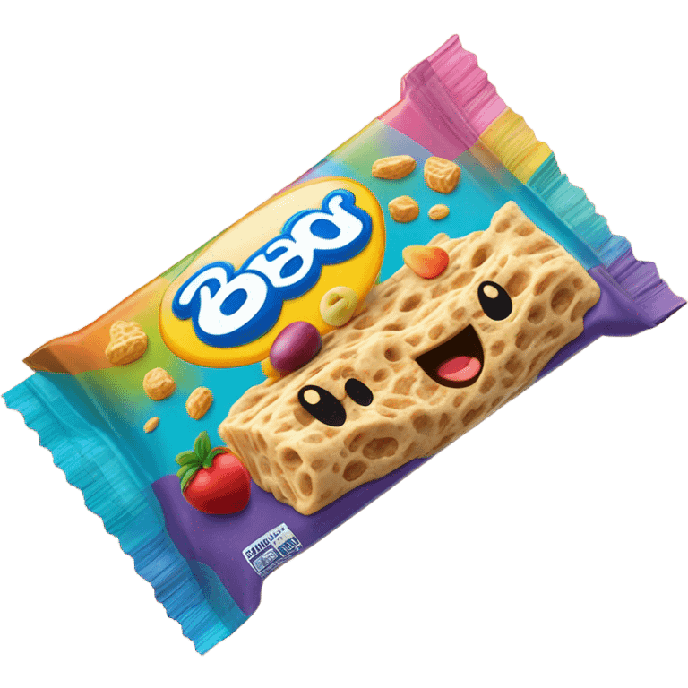 cereal bar in a packaging emoji