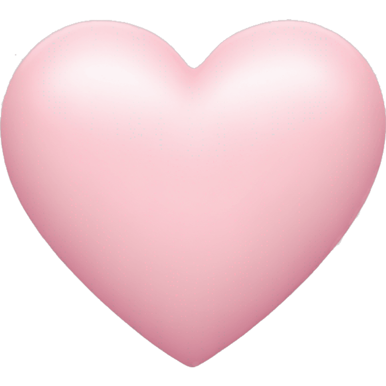 Pastel pink heart emoji