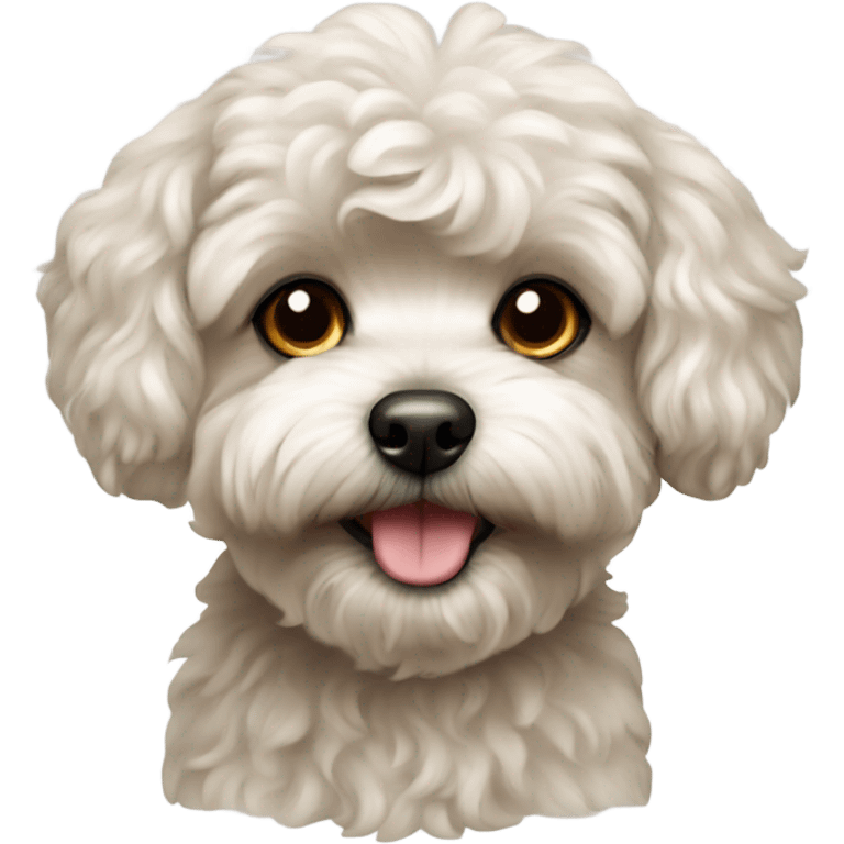 Maltipoo dog emoji