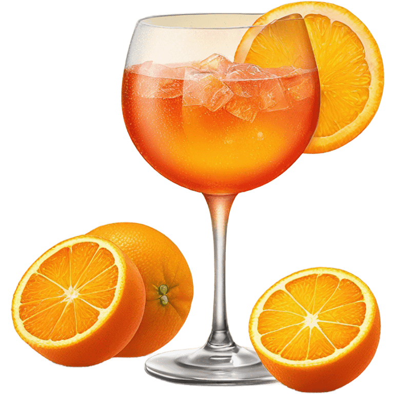 Aperol spritz drink emoji