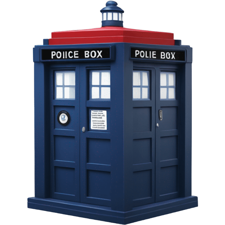 English-red-police-box emoji