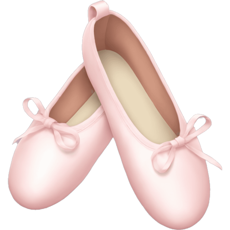 Pale pink ballet shoes emoji