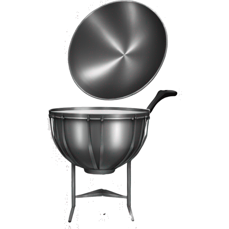 Steel pan instrument emoji