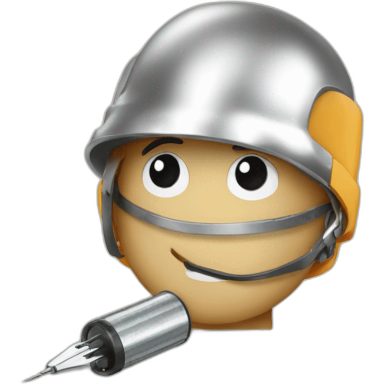 The word "solder" with soldering iron emoji