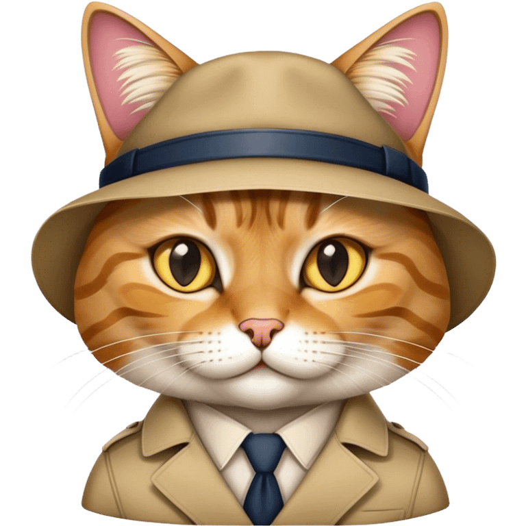 detective cat emoji