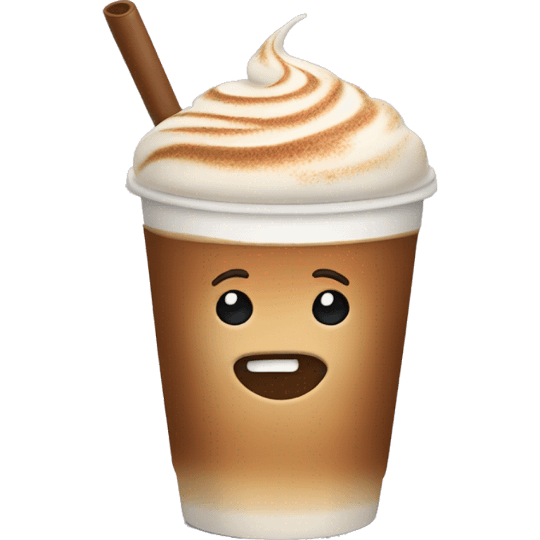 Caramell latte emoji