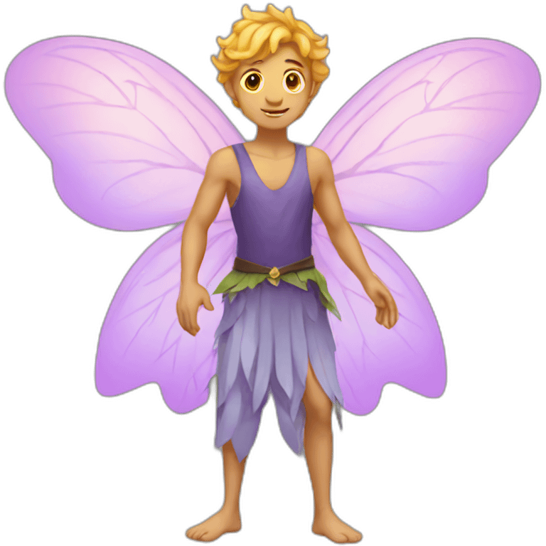 Male fairy full body emoji